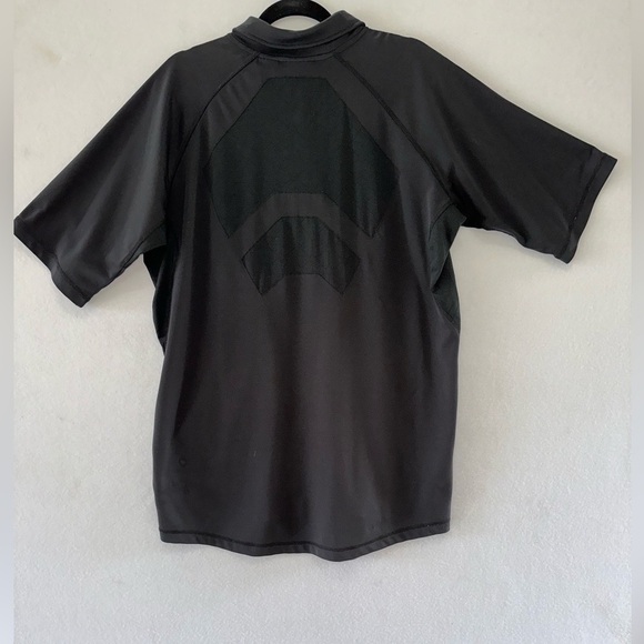 Harley Davidson Black Stretch Performance Short Sleeve Polo Shirt Size XLarge - Picture 2 of 6
